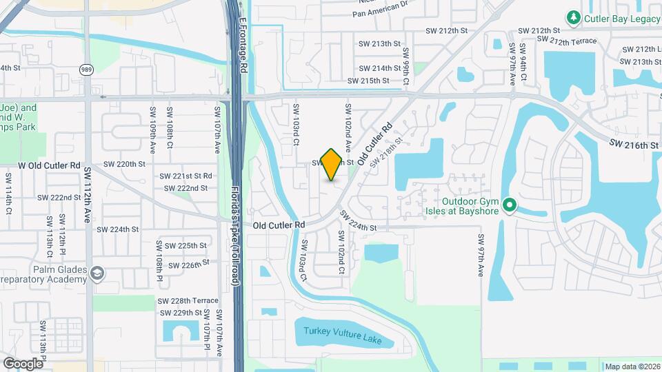 10274 SW 222nd St Map and Location Details