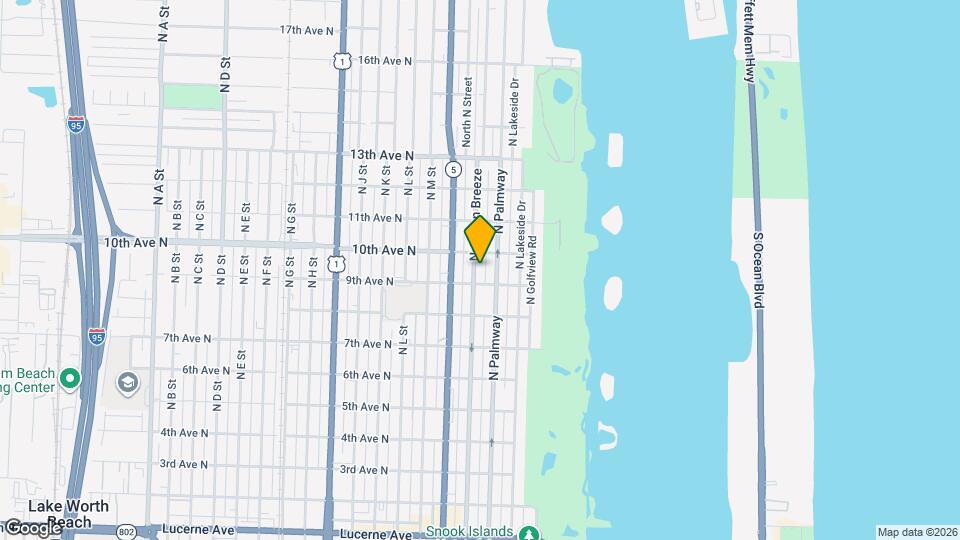 914 N Ocean Breeze Map and Location Details