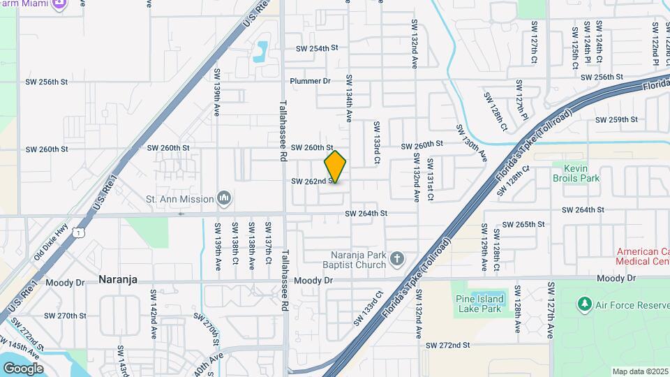 13437 SW 263rd St Map and Location Details