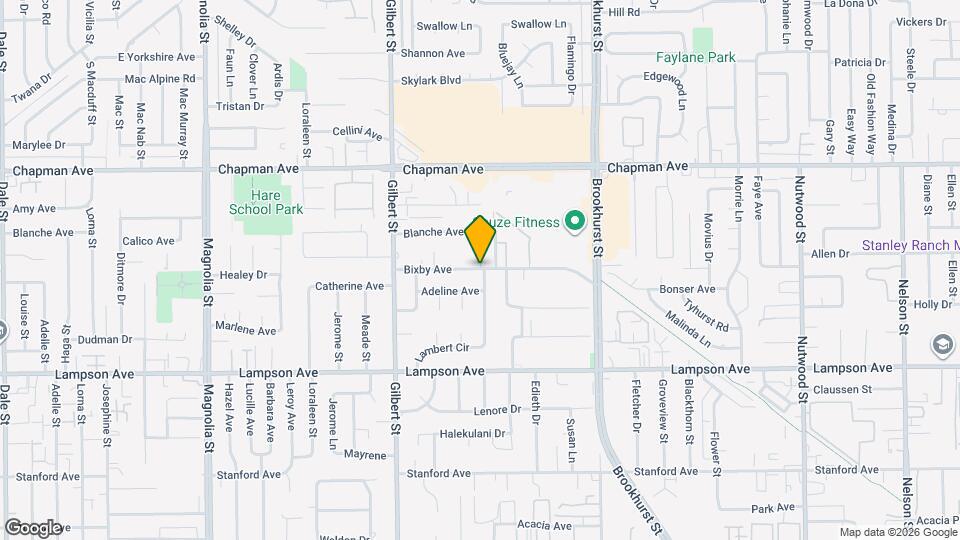 9709 Bixby Ave Map and Location Details