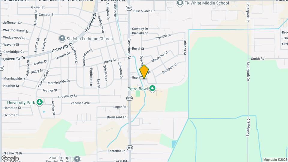 5014 Desoto St, Unit C Mapa y Detalles de la Ubicación