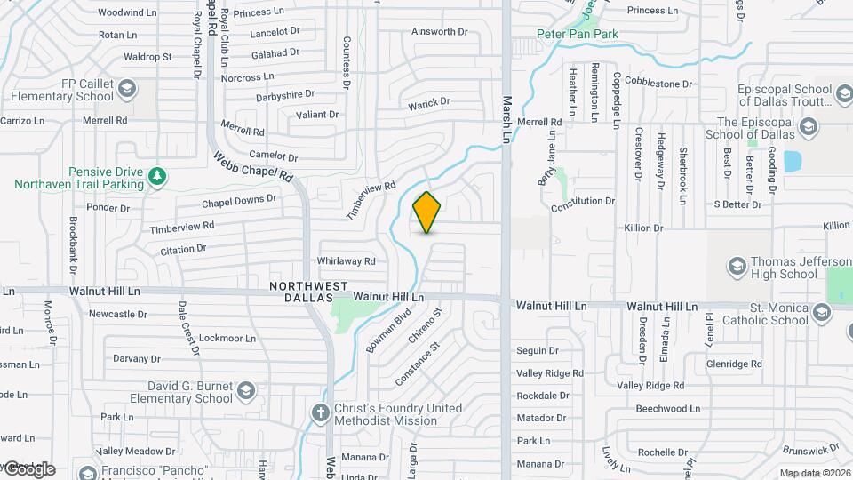 3621 Stables Ln Map and Location Details