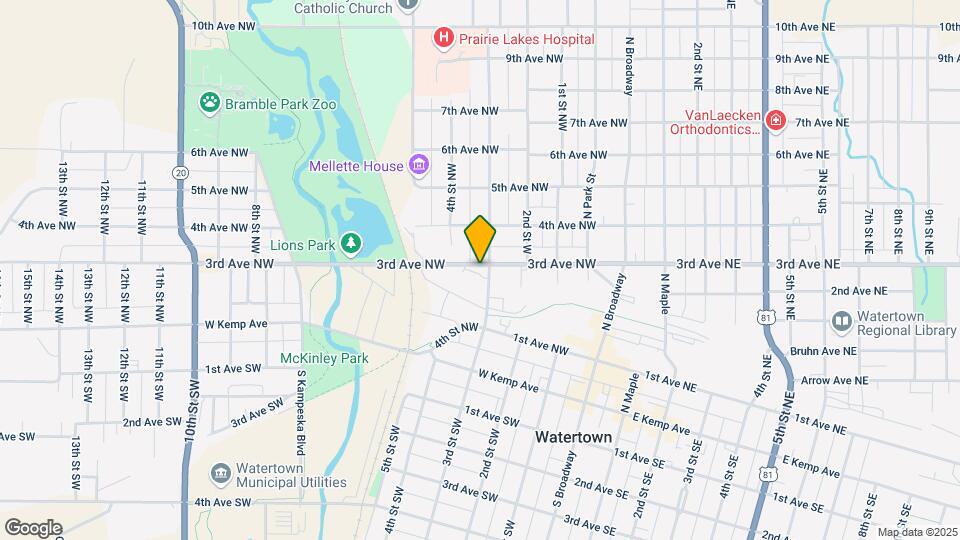215 3rd St NW Map and Location Details