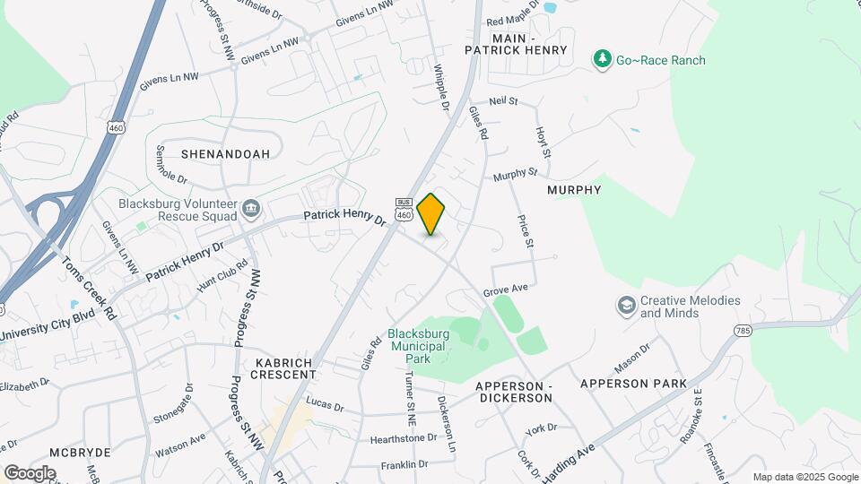 858 Patrick Henry Dr Map and Location Details