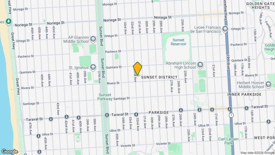 2174 32nd Ave Map and Location Details