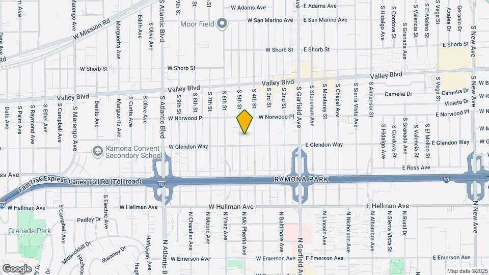 1700 S 5th St Mapa y Detalles de la Ubicación
