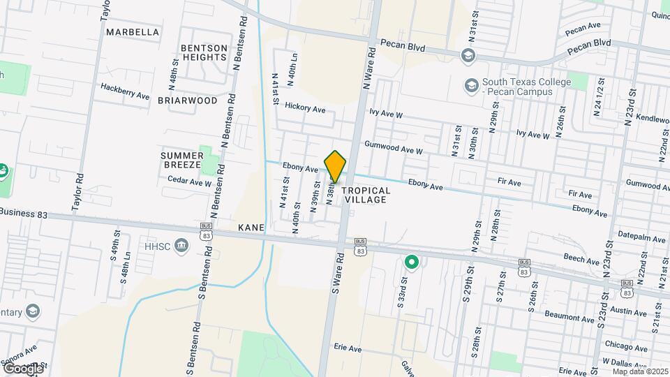 400 N 38th St Mapa y Detalles de la Ubicación