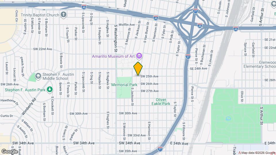 2500 S Van Buren St, Unit Rear Apt Mapa y Detalles de la Ubicación