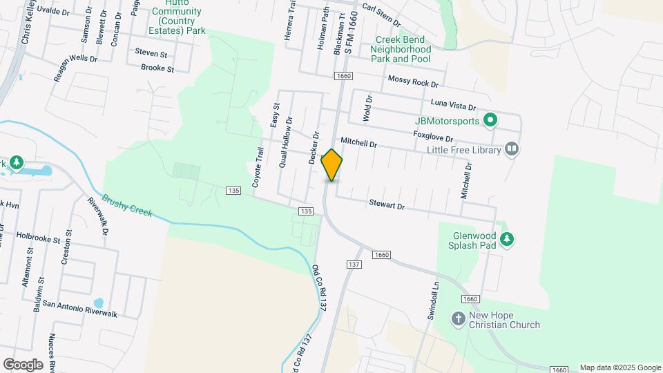 206 Stewart Dr Mapa y Detalles de la Ubicación