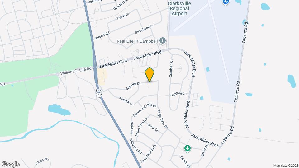 252 Senator Dr Map and Location Details