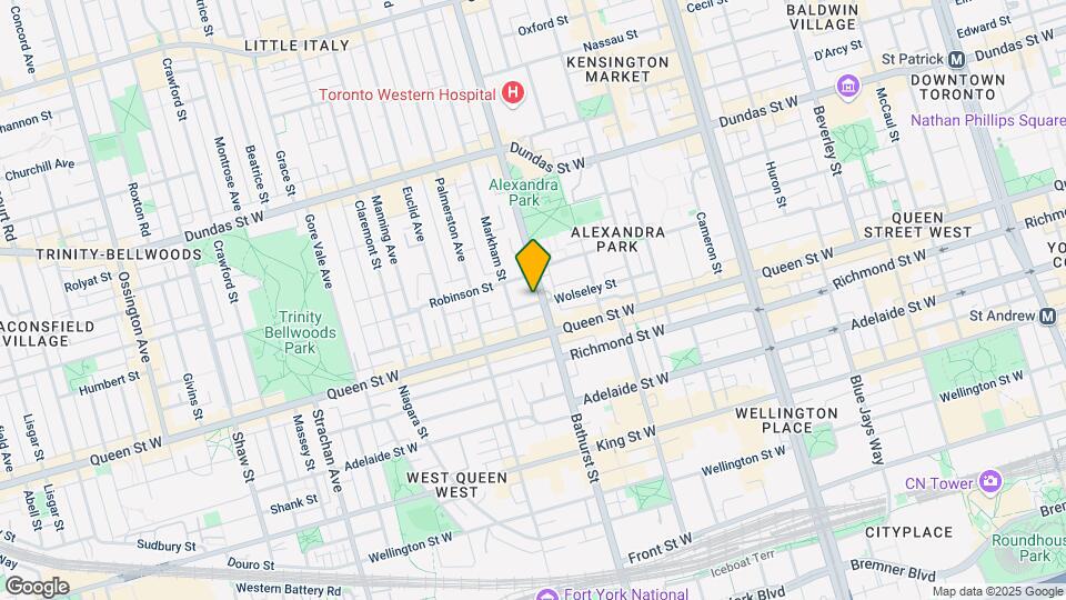 206 Bathurst St Map and Location Details