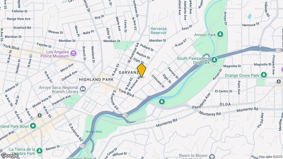 308 N Avenue 66 Mapa y Detalles de la Ubicación