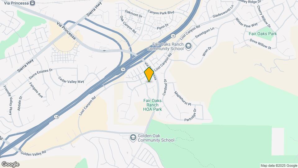 26574 Oakdale Canyon Ln Map and Location Details