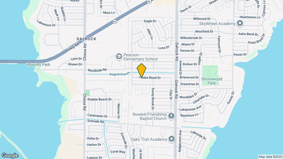 8102 Lake Bend Dr Map and Location Details