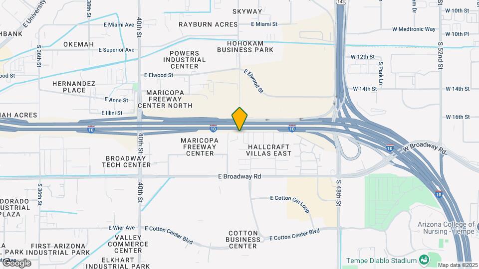4004 S 44th St Map and Location Details