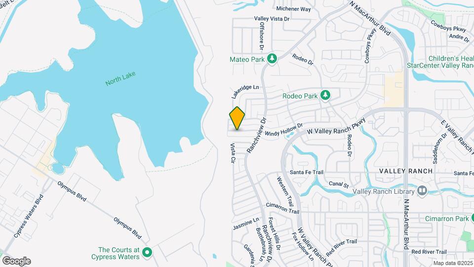 9506 Windy Hollow Dr Map and Location Details