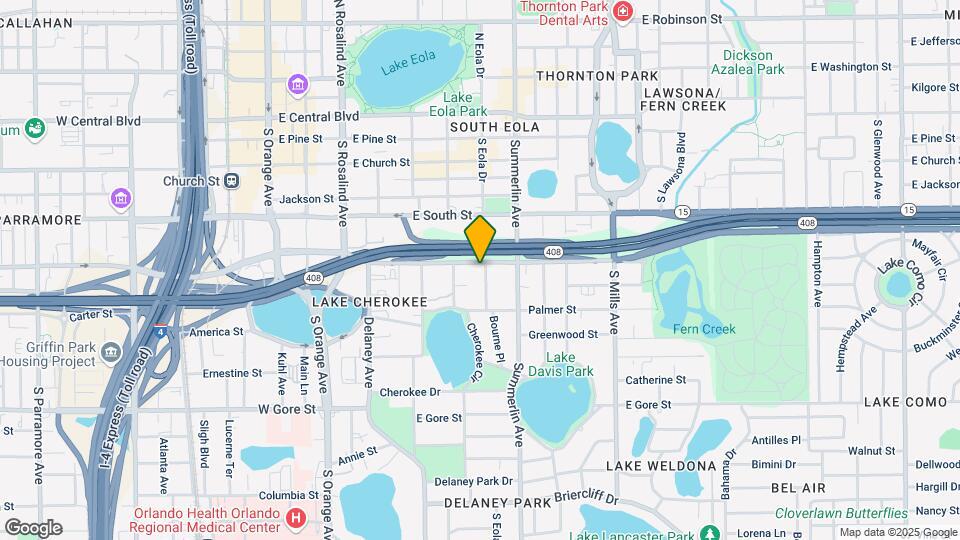 500 S Eola Dr Map and Location Details