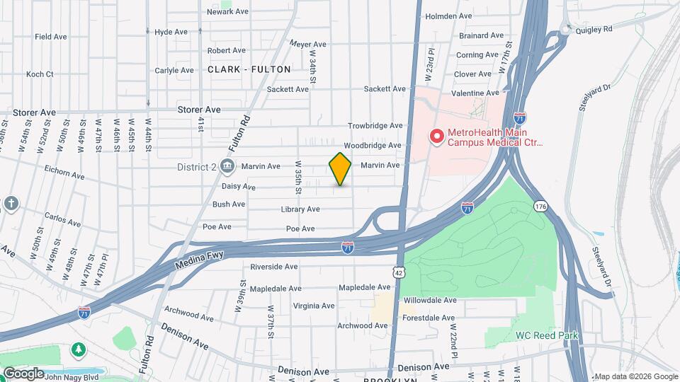 3219 Daisy Ave, Unit 1 Map and Location Details