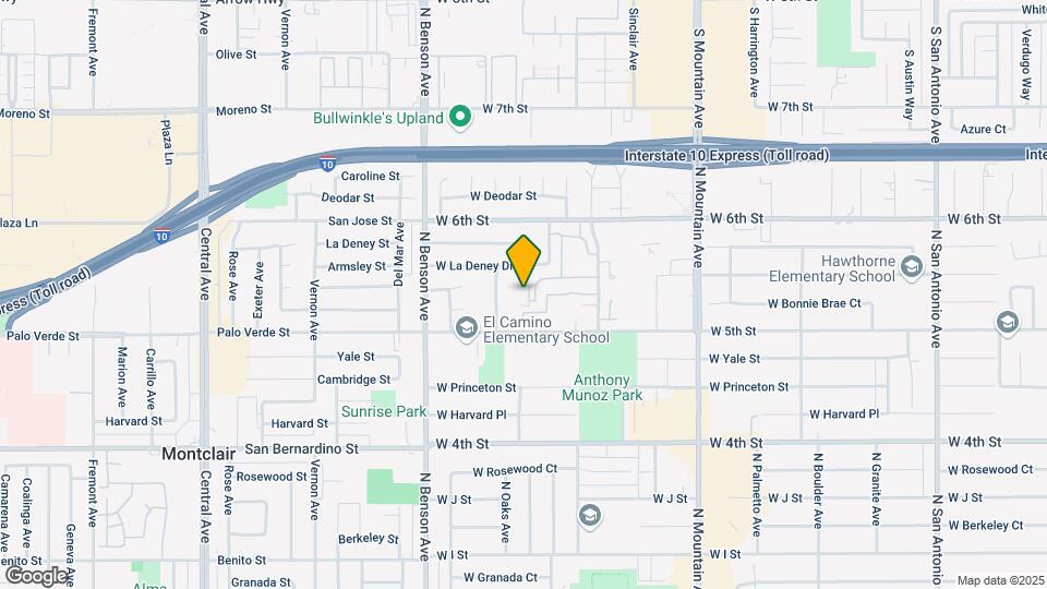 1387 N Elderberry Ave Map and Location Details