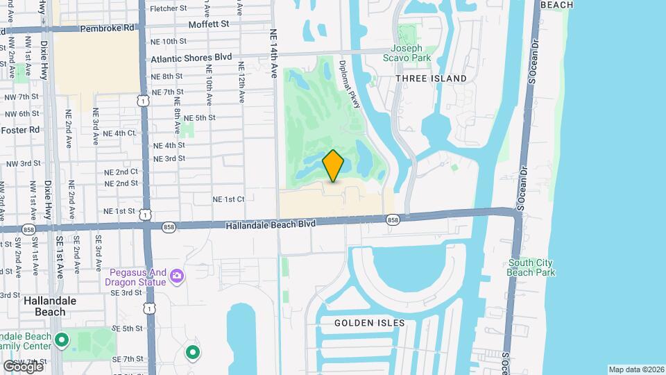 1755 E Hallandale Beach Blvd, Unit 501E Mapa y Detalles de la Ubicación