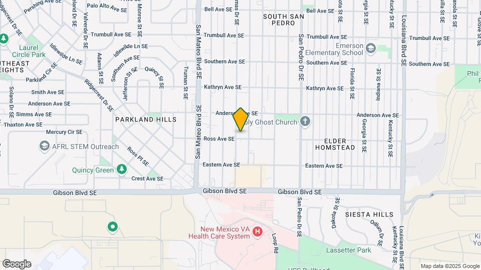 1132 Palomas Dr SE Map and Location Details