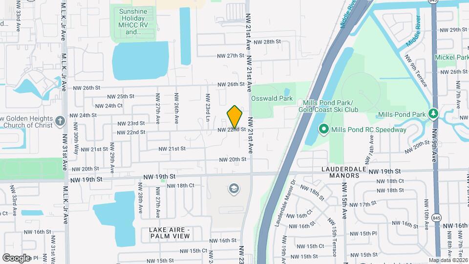 2200 NW 22nd St Map and Location Details
