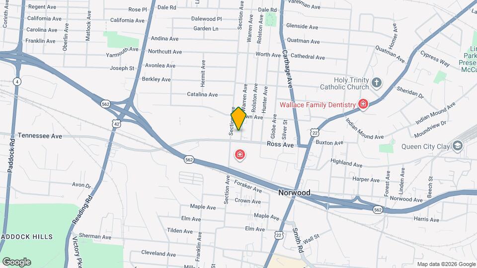 5111 Warren Ave Mapa y Detalles de la Ubicación