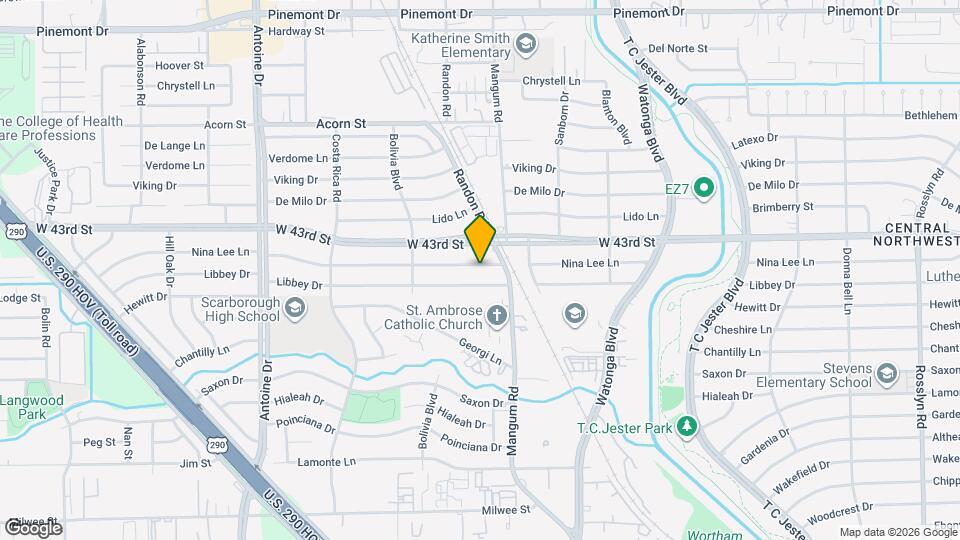 4921 Nina Lee Ln Map and Location Details