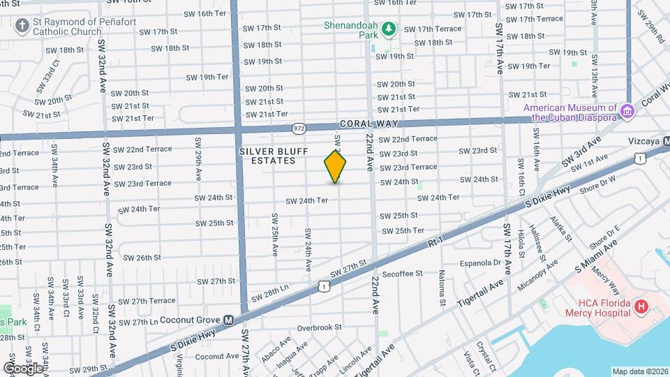 2300 SW 24th St Mapa y Detalles de la Ubicación