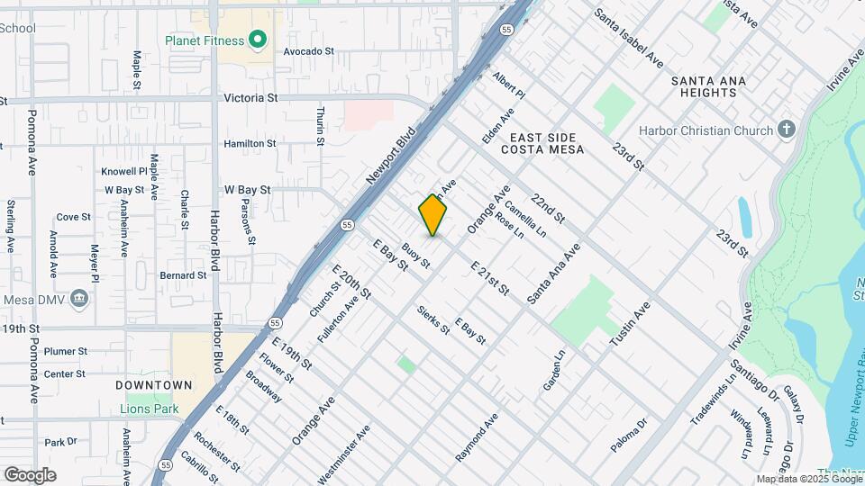 175 E 21st St Map and Location Details