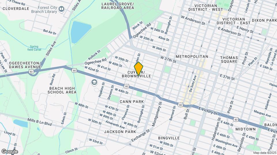 646-648 W 41st St Mapa y Detalles de la Ubicación