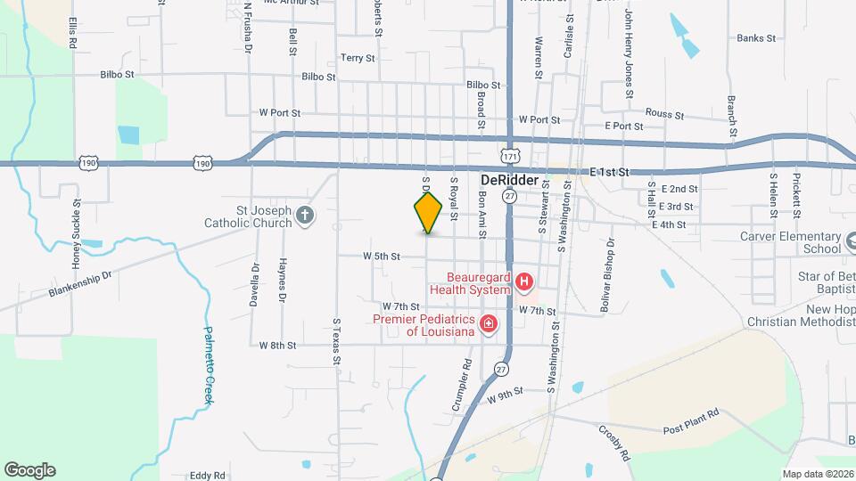 408 S Division St Map and Location Details