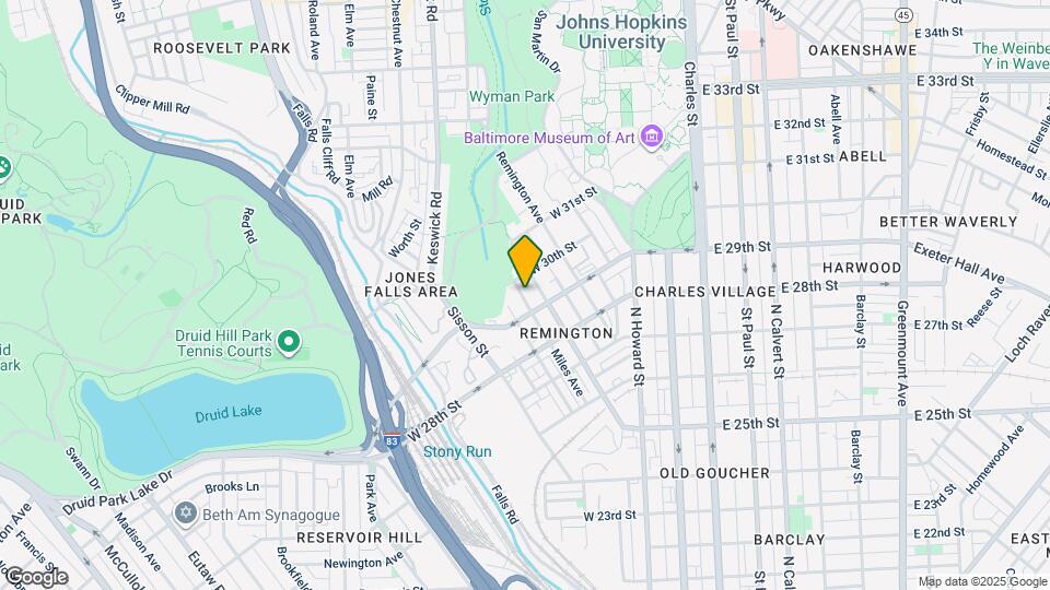 2929 Miles Ave Map and Location Details