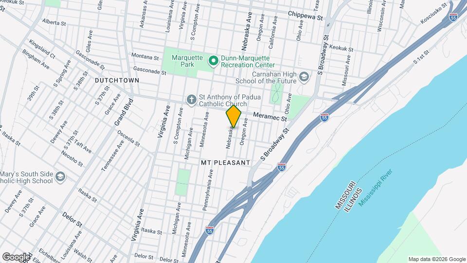 4246 Nebraska Ave Map and Location Details