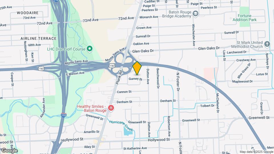 4347 Gurney St Map and Location Details