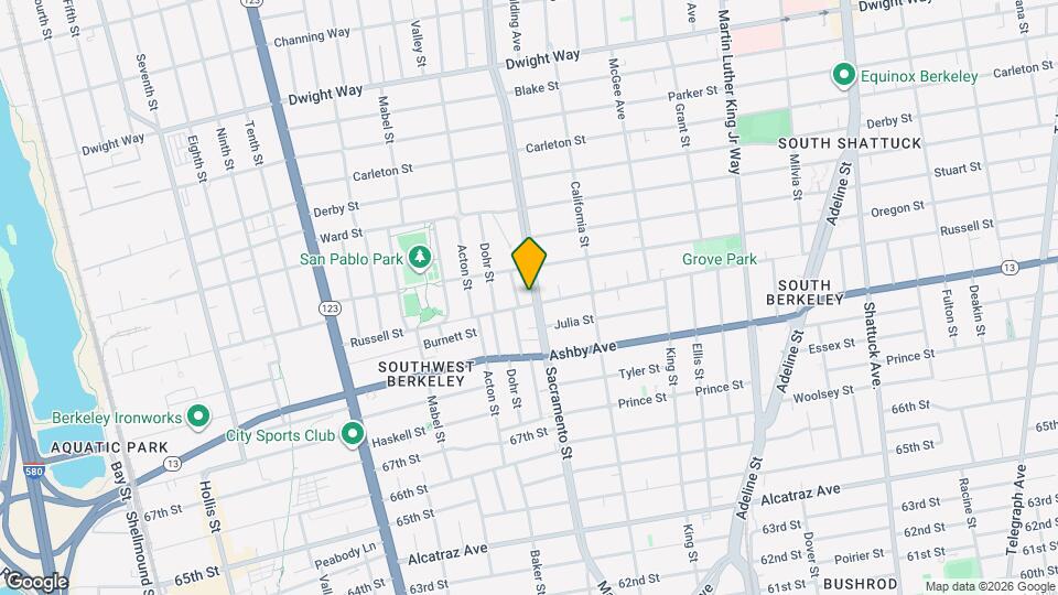 1467 Russell St Map and Location Details