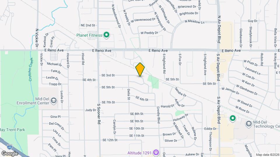6108 SE 3rd St Map and Location Details