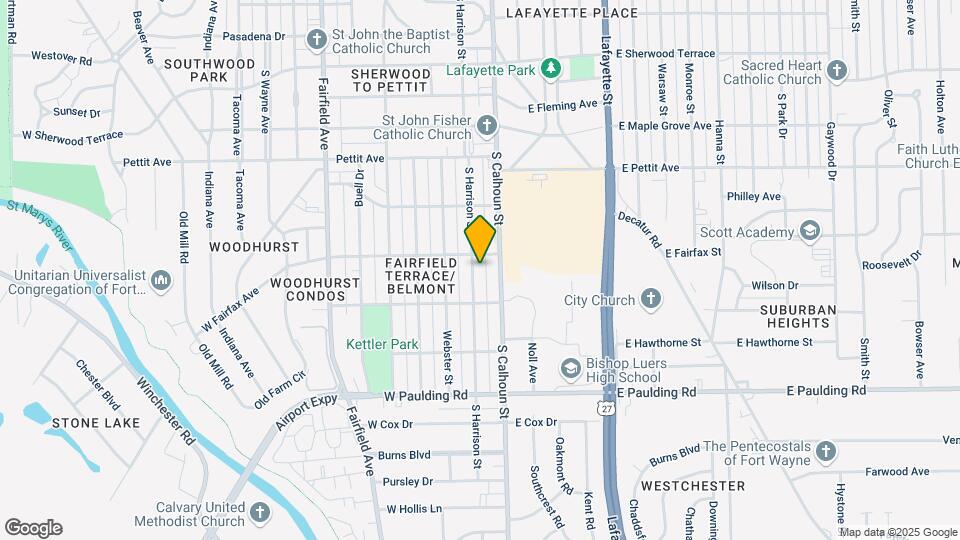 5217 S Harrison St Map and Location Details