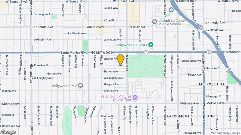 6032 Romaine St Map and Location Details