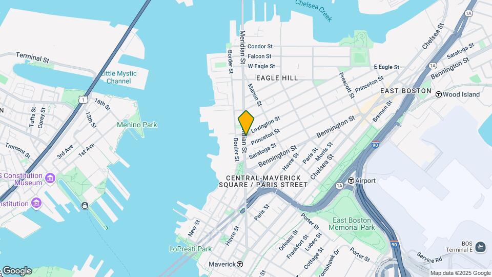 291 Meridian St Map and Location Details