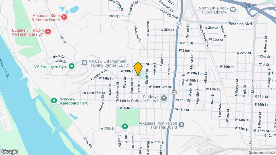 1601 W 18th St Mapa y Detalles de la Ubicación