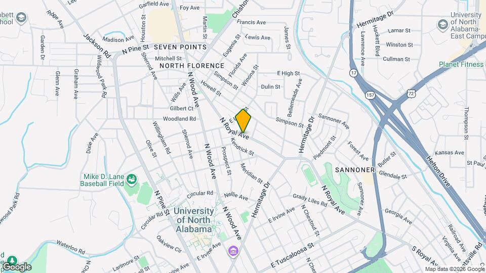 939 N Royal Ave Map and Location Details