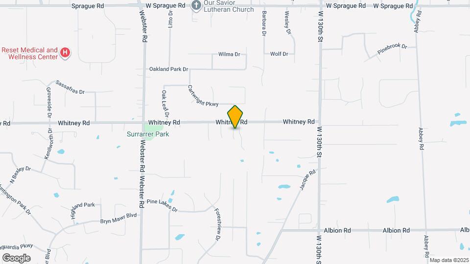 13857 Whitney Rd Map and Location Details