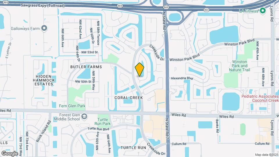 5035 NW 57th Way Map and Location Details