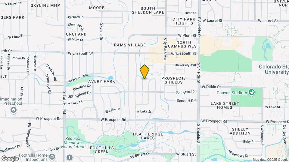 1220 Southridge Dr Map and Location Details
