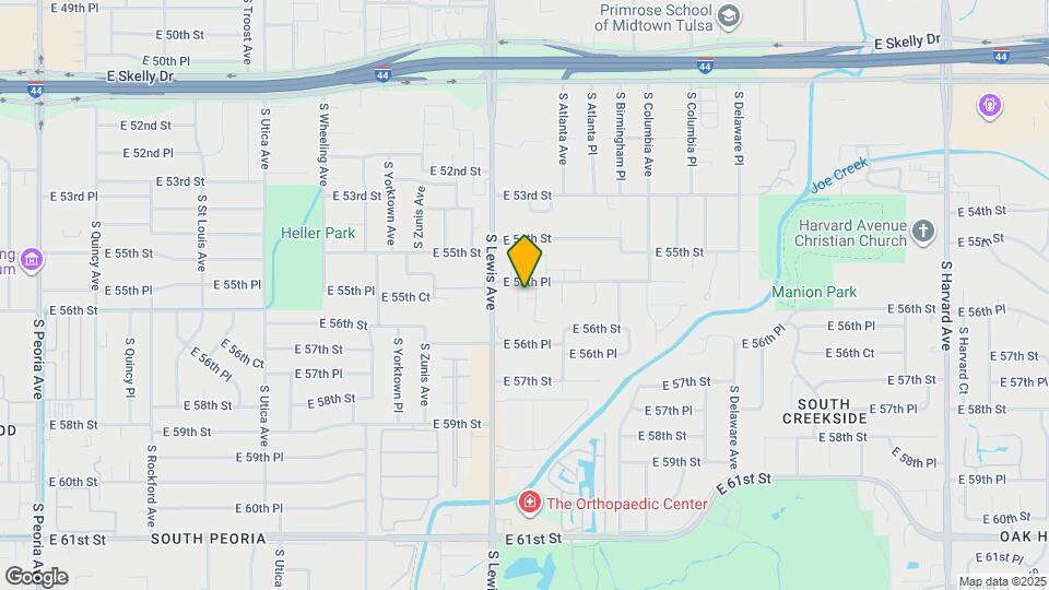 2433 E 55th Ct Map and Location Details