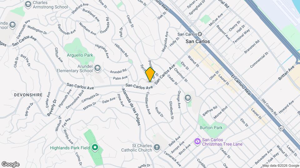 1810 San Carlos Ave Map and Location Details