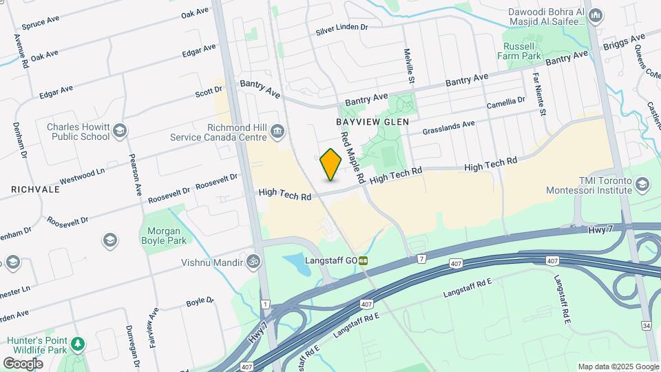 39 Oneida Crescent Map and Location Details