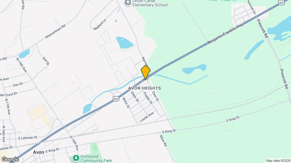 2112 E Cumberland St Map and Location Details