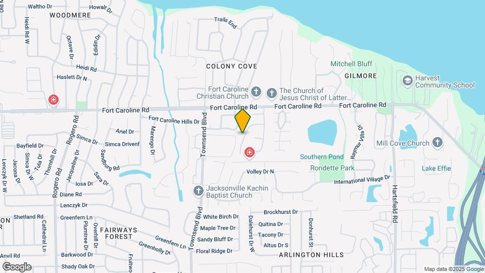 3554 Rain Forest Dr W Map and Location Details